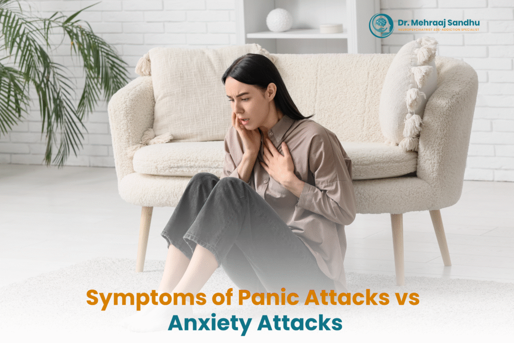 panic attack vs anxiety attack